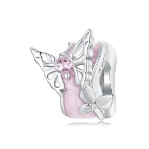 (bilde for) PANDORA Style Monet Butterfly Silikon Spacer Beads - BSC991