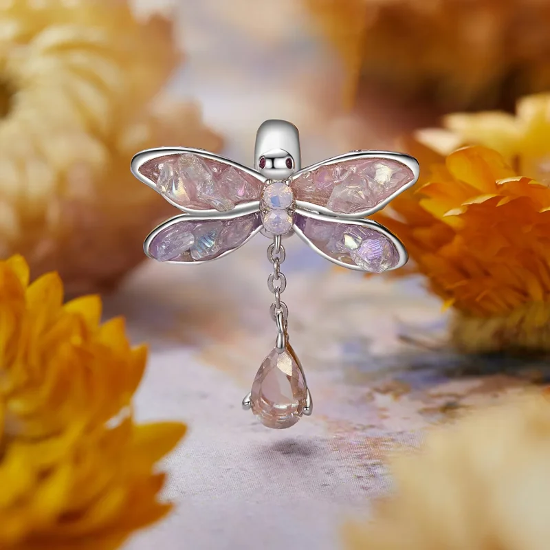 (bilde for) PANDORA Style Monet Dragonfly Perler - BSC989 - Vis 2