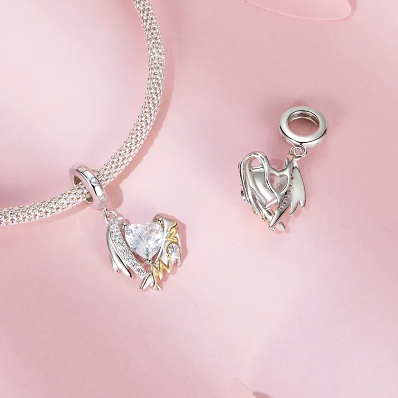 (bilde for) PANDORA Style Morsdag Love Wings Pendant - BSC1001 - Vis 4