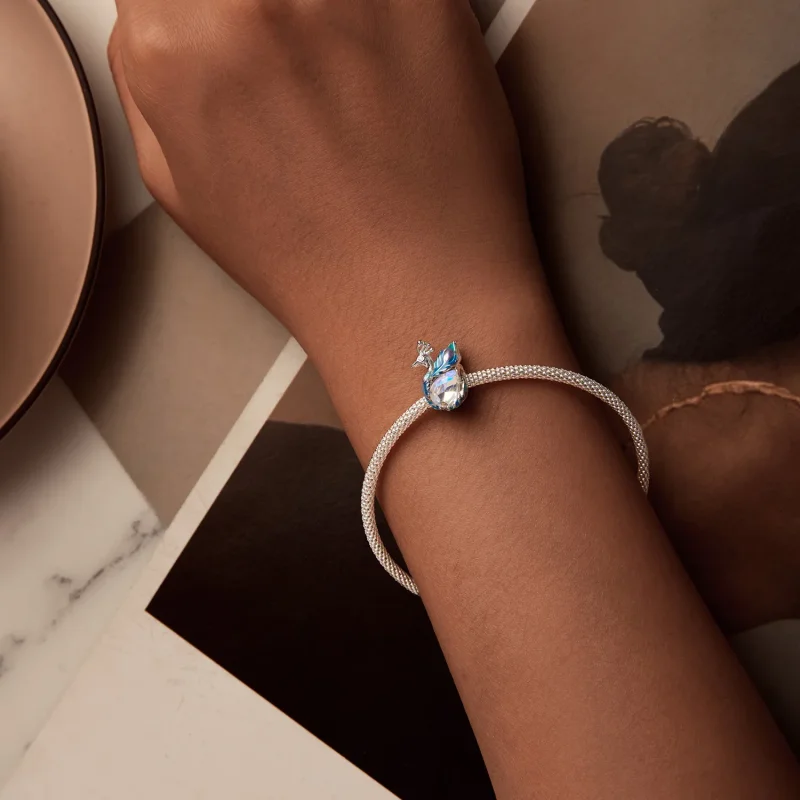 (bilde for) PANDORA Style Peacock Beads - BSC979 - Vis 6