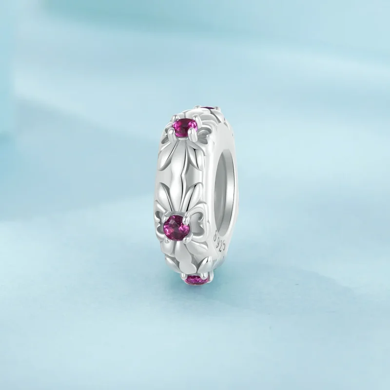(bilde for) PANDORA Style Retro Iris Silikon Spacer Beads - SCC2756 - Vis 2