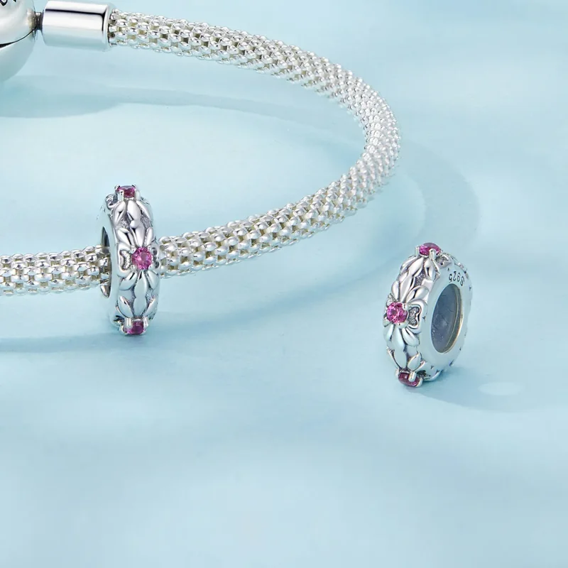 (bilde for) PANDORA Style Retro Iris Silikon Spacer Beads - SCC2756 - Vis 4