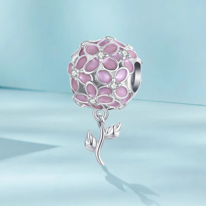 (bilde for) PANDORA Style rosa blomsterkuleperler - SCC2738 - Vis 2
