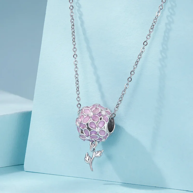 (bilde for) PANDORA Style rosa blomsterkuleperler - SCC2738 - Vis 5