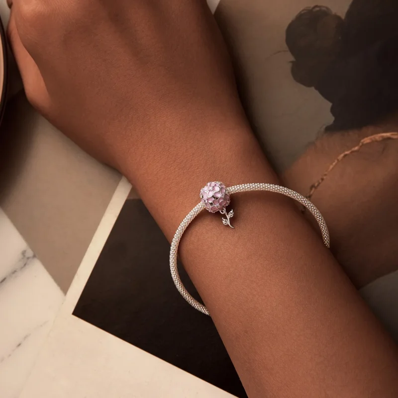(bilde for) PANDORA Style rosa blomsterkuleperler - SCC2738 - Vis 6