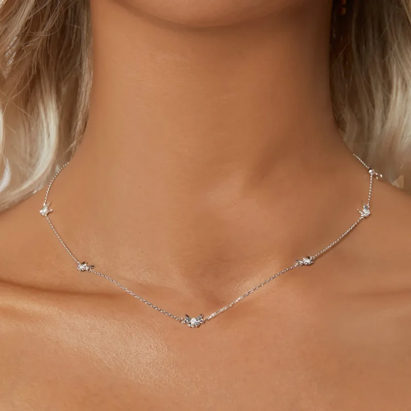 (bilde for) PANDORA Style Small Butterfly Clavicle Chain - BSN376 - Vis 5