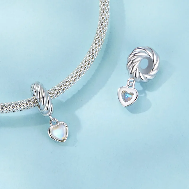 (bilde for) PANDORA Style Smart Heart Silikon Spacer Beads - SCC2755 - Vis 5