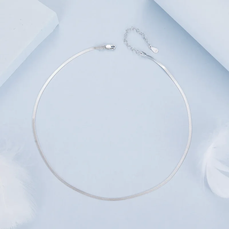 (bilde for) PANDORA Style Snake Bone Chain Basic Halskjede - BSA008 - Vis 3