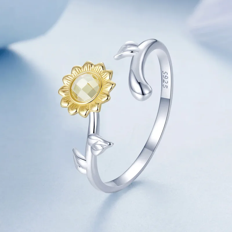 (bilde for) PANDORA Style Solsikke Ring - BSR549-E - Vis 2