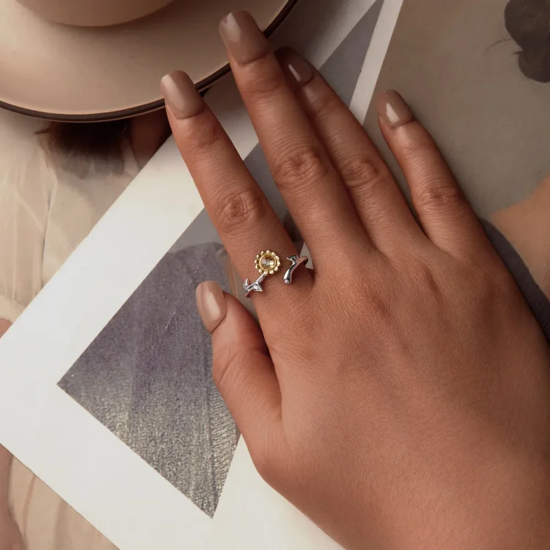 (bilde for) PANDORA Style Solsikke Ring - BSR549-E - Vis 4
