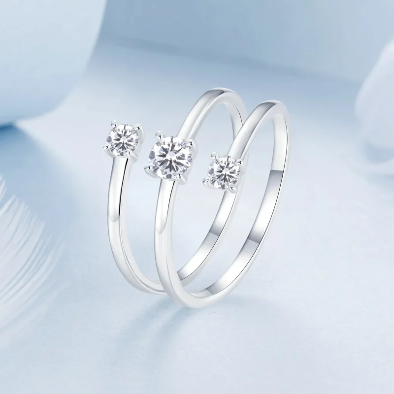 (bilde for) PANDORA Style Sparkling Wrap Ring - BSR532-E - Vis 2