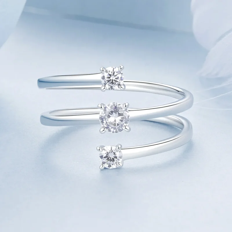 (bilde for) PANDORA Style Sparkling Wrap Ring - BSR532-E - Vis 3