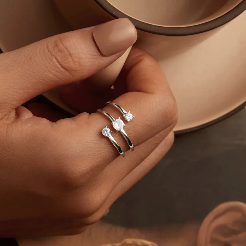 (bilde for) PANDORA Style Sparkling Wrap Ring - BSR532-E - Vis 4
