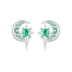 (bilde for) PANDORA Style Star And Moon øredobber - BSE972