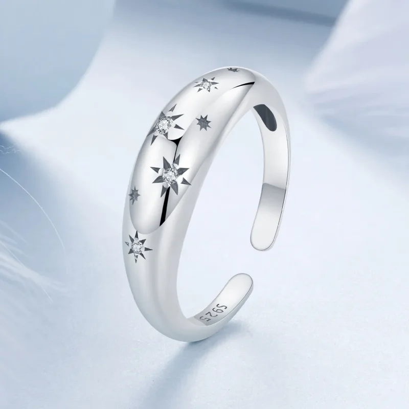 (bilde for) PANDORA Style Star Open Ring - BSR547-E - Vis 2