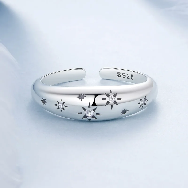 (bilde for) PANDORA Style Star Open Ring - BSR547-E - Vis 3
