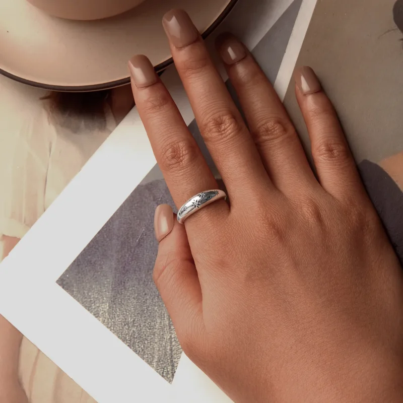 (bilde for) PANDORA Style Star Open Ring - BSR547-E - Vis 4