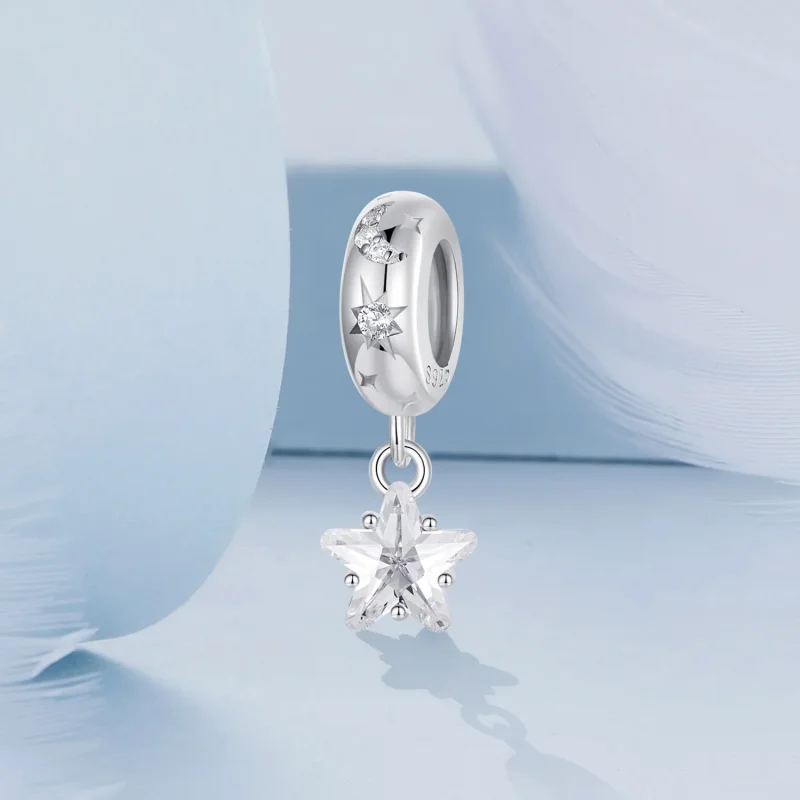 (bilde for) PANDORA Style Starlight Silikon Spacer Beads - BSC984 - Vis 2