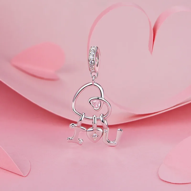 (bilde for) PANDORA Style Valentine Letter Love Pendant - BSC972 - Vis 2