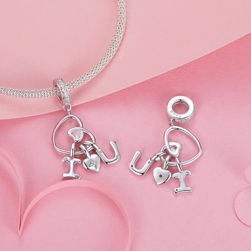 (bilde for) PANDORA Style Valentine Letter Love Pendant - BSC972 - Vis 4