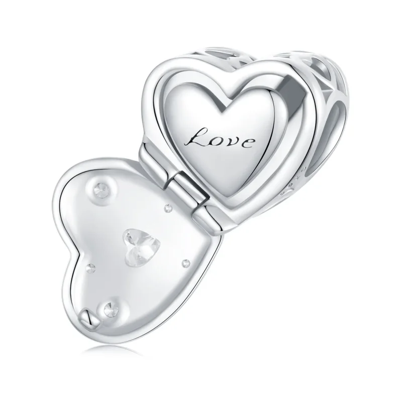 (bilde for) PANDORA Style Valentinsdag Åpne og lukke hjerteperler - BSC973 - Vis 2
