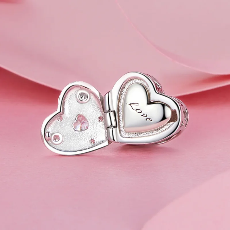 (bilde for) PANDORA Style Valentinsdag Åpne og lukke hjerteperler - BSC973 - Vis 4