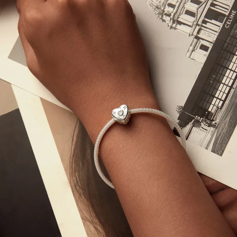 (bilde for) PANDORA Style Valentinsdag Åpne og lukke hjerteperler - BSC973 - Vis 7