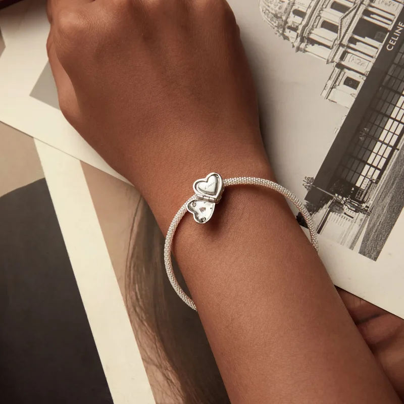 (bilde for) PANDORA Style Valentinsdag Åpne og lukke hjerteperler - BSC973 - Vis 8