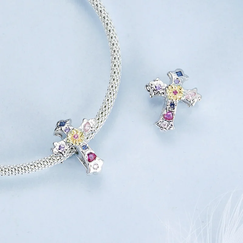 (bilde for) PANDORA Style Vintage Cross - BSC1005 - Vis 4