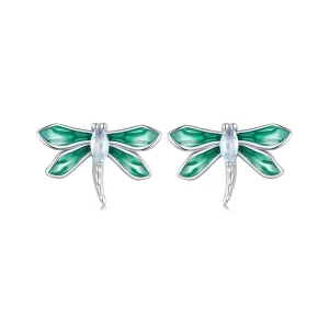 (bilde for) Øredobber i PANDORA-stil Dragonfly - BSE988