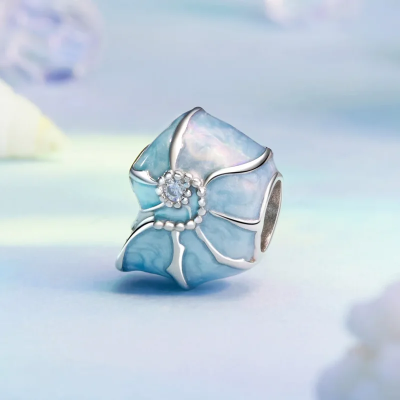 (bilde for) PANDORA Style Blå konkylie sjarm - BSC1018 - Vis 2