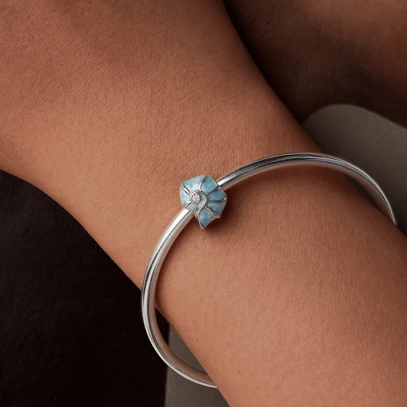 (bilde for) PANDORA Style Blå konkylie sjarm - BSC1018 - Vis 7