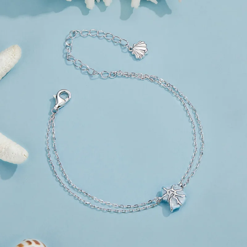 (bilde for) PANDORA Style Blue Conch Armbånd - BSB176 - Vis 4