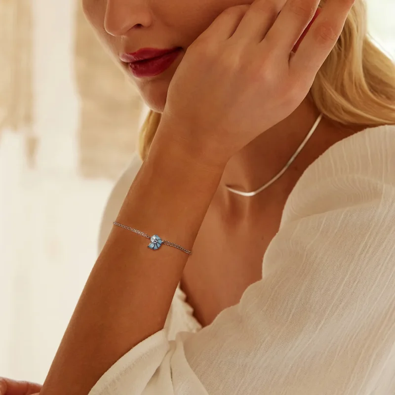 (bilde for) PANDORA Style Blue Conch Armbånd - BSB176 - Vis 7