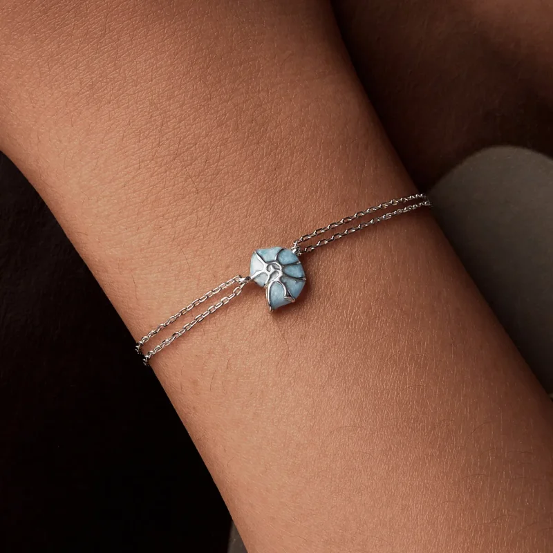 (bilde for) PANDORA Style Blue Conch Armbånd - BSB176 - Vis 8