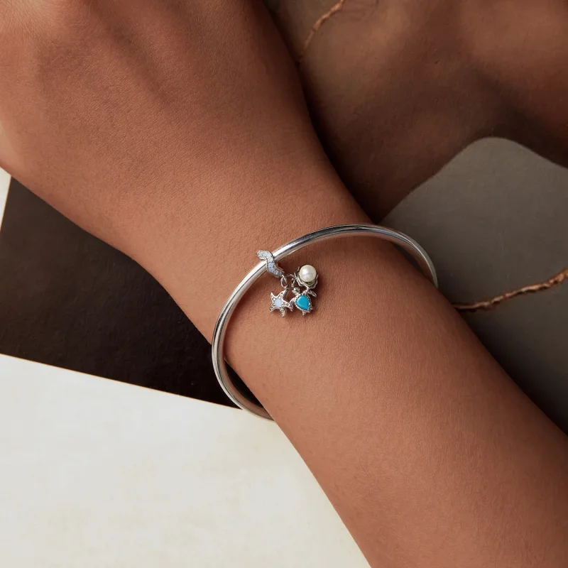 (bilde for) PANDORA Style Blue Ocean Pendel - BSC992 - Vis 5
