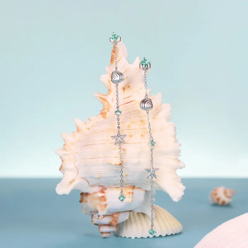 (bilde for) PANDORA Style Blue Ocean øredobber - BSE1013 - Vis 2