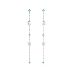 (bilde for) PANDORA Style Blue Ocean øredobber - BSE1013