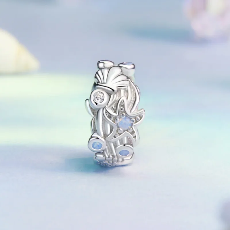 (bilde for) PANDORA Style Blue Ocean Silikon Spacer sjarm - BSC1019 - Vis 2