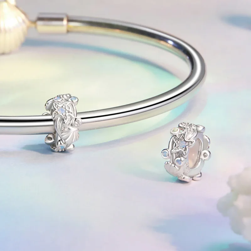 (bilde for) PANDORA Style Blue Ocean Silikon Spacer sjarm - BSC1019 - Vis 4