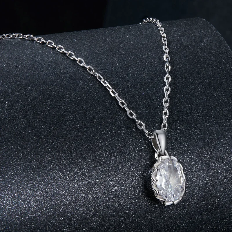 (bilde for) PANDORA Style Brilliant Beauty 1 karat Moissanite-kjede (med ett sertifikat) - M - Vis 2
