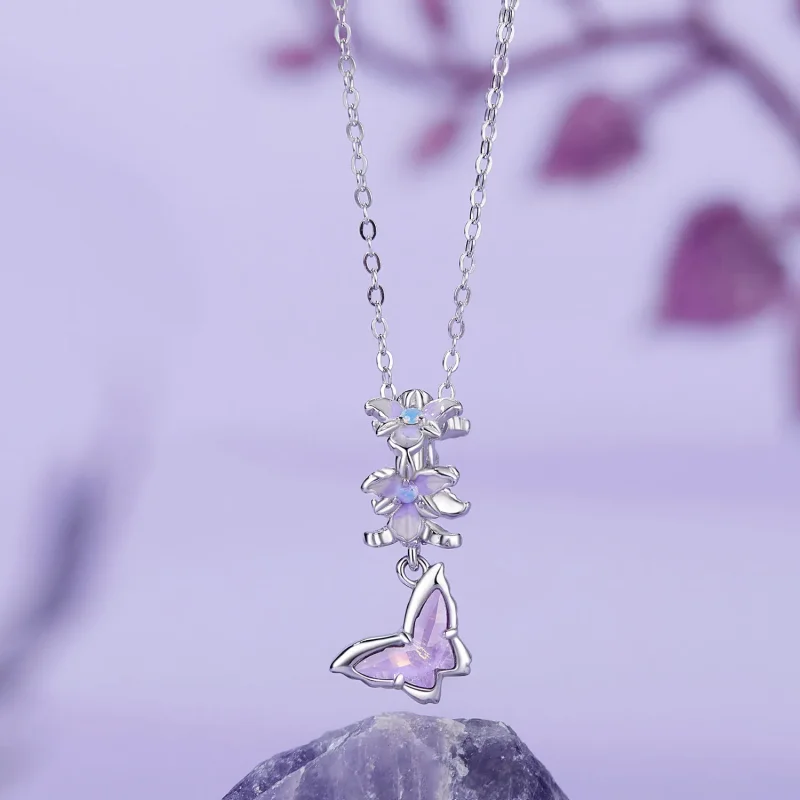 (bilde for) PANDORA Style Butterfly Iris Anheng - BSC1033 - Vis 3