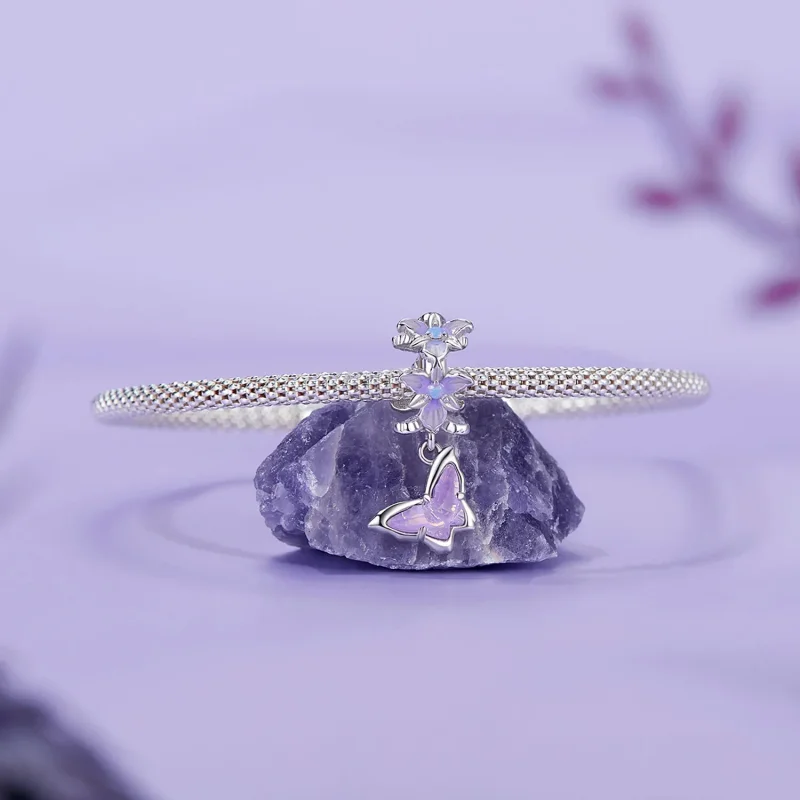(bilde for) PANDORA Style Butterfly Iris Anheng - BSC1033 - Vis 4
