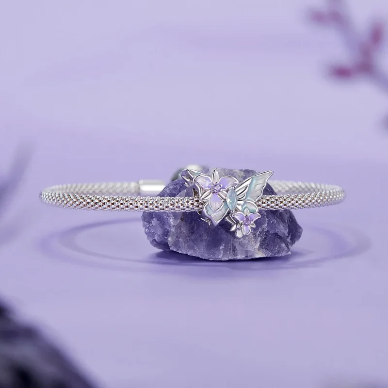 (bilde for) PANDORA Style Butterfly Iris sjarm - BSC1030 - Vis 5