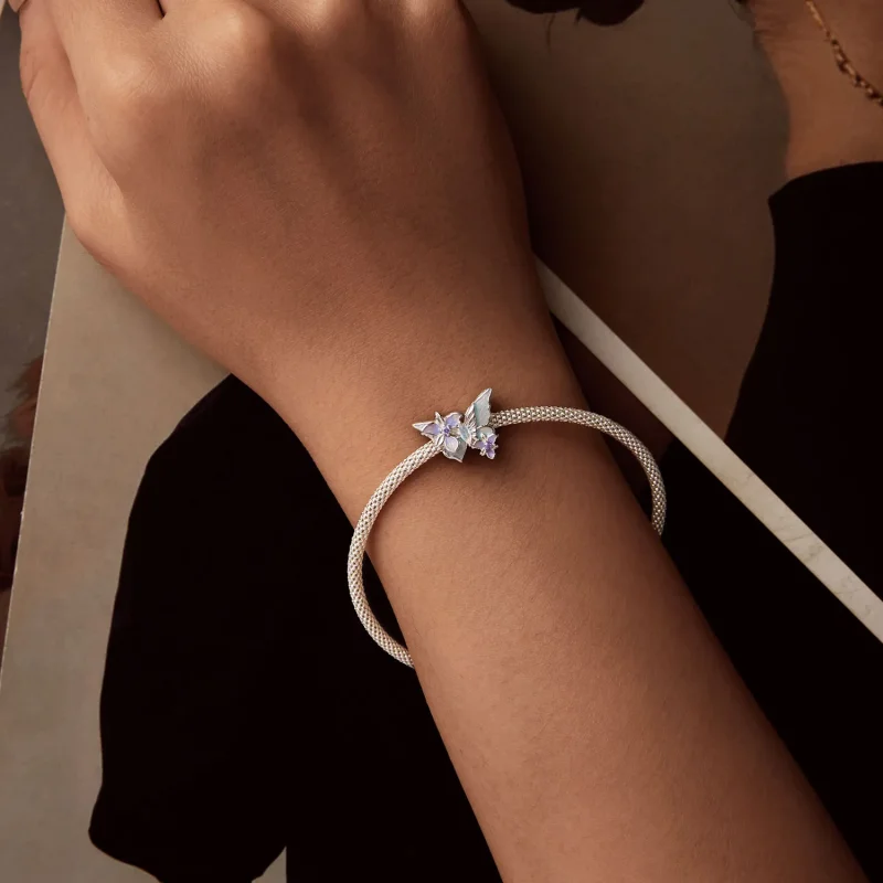 (bilde for) PANDORA Style Butterfly Iris sjarm - BSC1030 - Vis 6