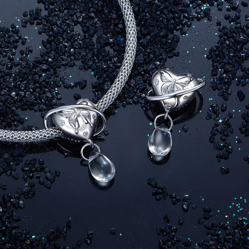 (bilde for) PANDORA Style Butterfly Planet sjarm - SCC2787 - Vis 5
