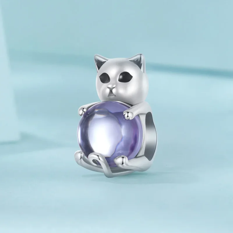 (bilde for) PANDORA Style Cat lucky stone charm - SCC2796 - Vis 2