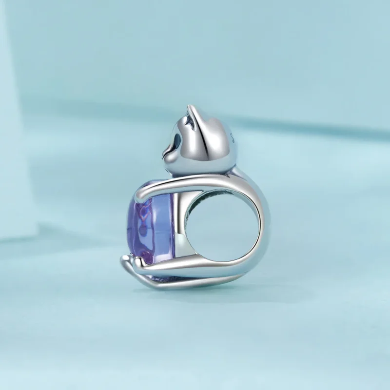 (bilde for) PANDORA Style Cat lucky stone charm - SCC2796 - Vis 3