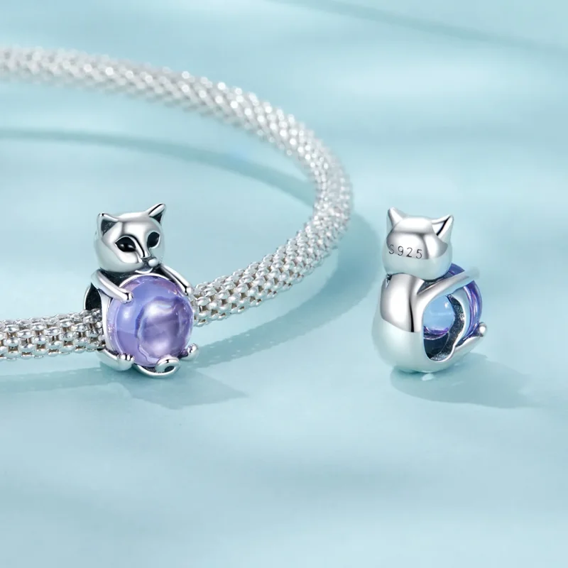 (bilde for) PANDORA Style Cat lucky stone charm - SCC2796 - Vis 4