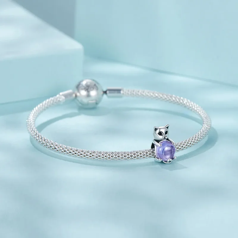 (bilde for) PANDORA Style Cat lucky stone charm - SCC2796 - Vis 5